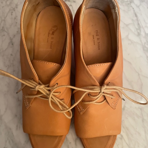 Rag & Bone Sahara Oxford Wedge Booties - Picture 5 of 6